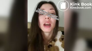 Beautiful girl spits 2