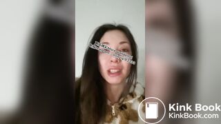 Beautiful girl spits 2