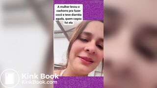 Brazil Woman shit diarrhea herself in the street