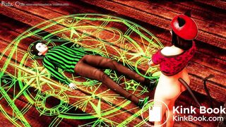 scat eating game scene