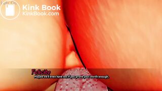 scat eating game scene