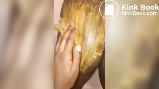 2 ebony friends playing in dookie pt 1