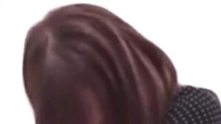 Hard pooping straining faces with sound