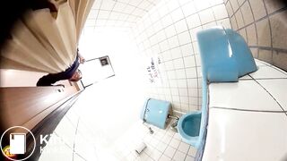 Japanese Hot Lady pooping dormitory toilet