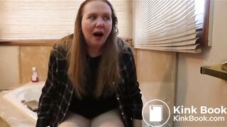 Women has diarrhea but has to join a zoom call for work