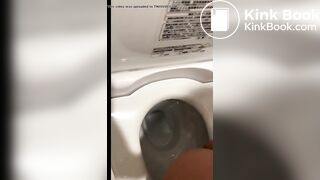 Japanese pajama girl films herself pooping