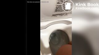 Japanese pajama girl films herself pooping