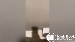 Japanese pajama girl films herself pooping