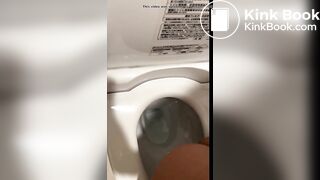 Japanese pajama girl films herself pooping