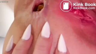 Ice cream with fecal odor