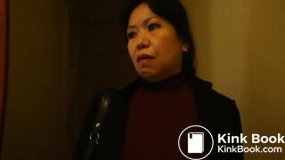 Girl clogged the toilet