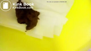 Italian girl poops after constipation