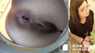 Fart before poop slide out