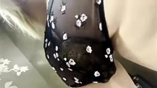See trough panty poop
