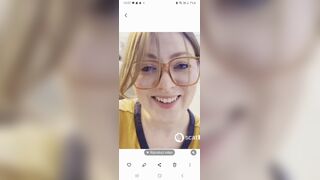 Girl pooping on toilet - video 308