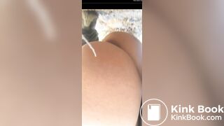 Girl has diarrhea outside - video 2