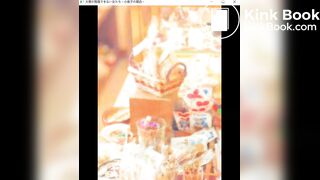 anime girl student diarrhea on the tram background+end1