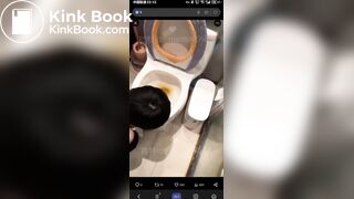 eat shit from toilet