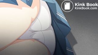 Restrained Girl unable to go to the toilet