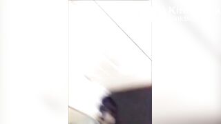 foreign woman of Selfie poop