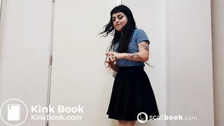 Goth Gir Lum1 Shits her panties thanks to Laxative