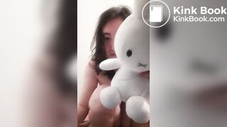 [50th video!! :D] Constipated girl poops in the air