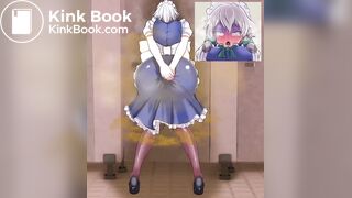Sakuya Izayoi accidently shits herself