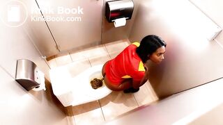 Pile of Poop dump by fast food worker