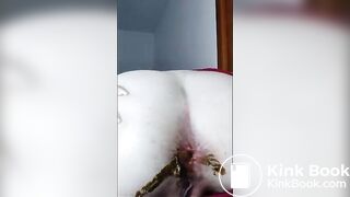 ... Poop Doggystyle then Dressed in red lingerie