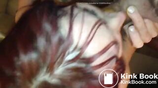 Girlfriend giving sexy scat blowjob