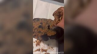 Goddess feeds her toilet
