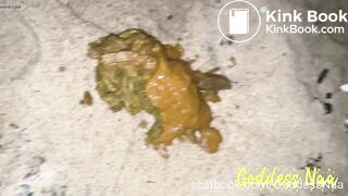 Novamente cagando na praia