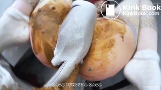 Massive Dildo Poop Smear