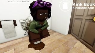 Danna Break the toilet (... Danna Apestosa)