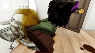 Danna Break the toilet (... Danna Apestosa)