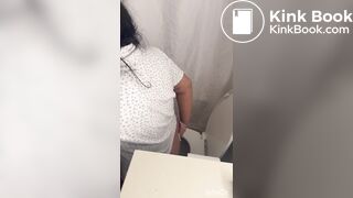 Filipina Gf wipes ass