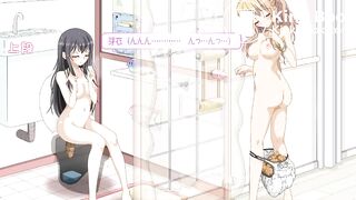2 girls pooping - video 4