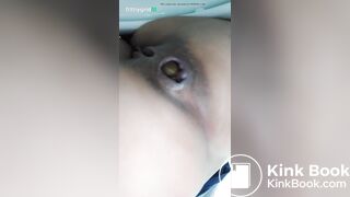 Sexy girl pooping on toilet - video 42