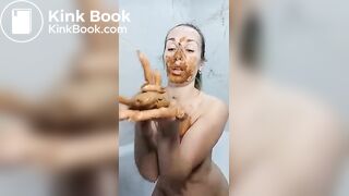 A Saggy Lady sucks a Turd