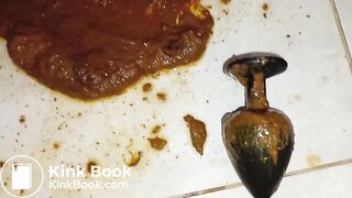 Dirty anal with butt plug