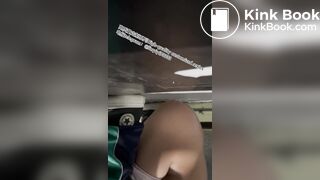 Beautiful girl poops in the toilet 56