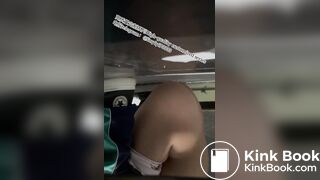 Beautiful girl poops in the toilet 56