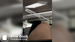 Beautiful girl poops in the toilet 56