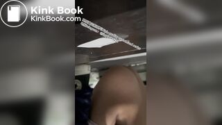 Beautiful girl poops in the toilet 56