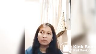 Girl Farting in The Toilet part 1