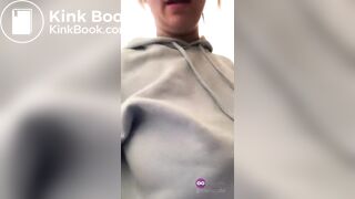 Girl pooping on toilet - video 291
