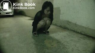 Asian girl Diarrhea And Vomit