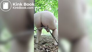 Ugly Fat American Mom Poops In Toilet + Backyard