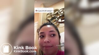 hot girl taking a shit