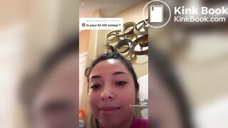 hot girl taking a shit